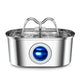PawVortex 50 States Stainless Steel Pet Water Fountain – 3.2L Cat & Dog Fountain