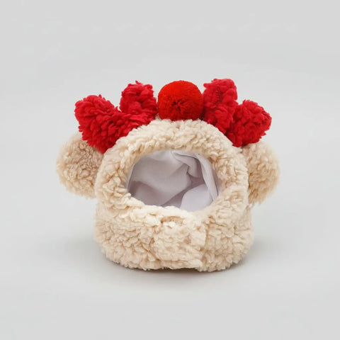 Festive Pet Set - Christmas Hat & Bib for Dogs and Cats