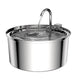 PawVortex 50 States Stainless Steel Pet Water Fountain – 3.2L Cat & Dog Fountain