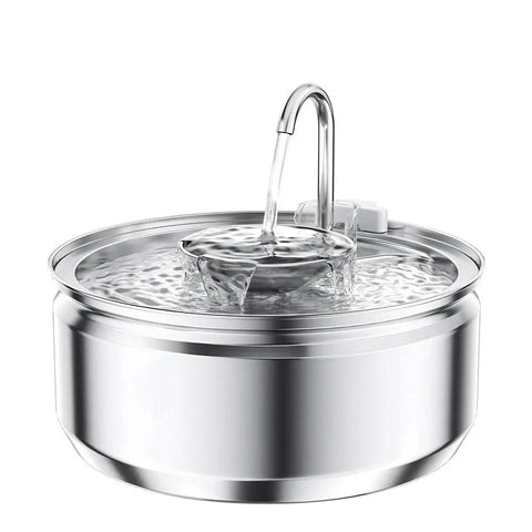 PawVortex 50 States Stainless Steel Pet Water Fountain – 3.2L Cat & Dog Fountain