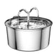 PawVortex 50 States Stainless Steel Pet Water Fountain – 3.2L Cat & Dog Fountain