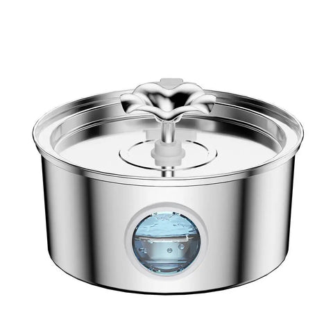 PawVortex 50 States Stainless Steel Pet Water Fountain – 3.2L Cat & Dog Fountain