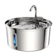 PawVortex 50 States Stainless Steel Pet Water Fountain – 3.2L Cat & Dog Fountain