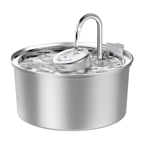 PawVortex 50 States Stainless Steel Pet Water Fountain – 3.2L Cat & Dog Fountain