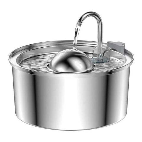 PawVortex 50 States Stainless Steel Pet Water Fountain – 3.2L Cat & Dog Fountain