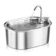 PawVortex 50 States Stainless Steel Pet Water Fountain – 3.2L Cat & Dog Fountain