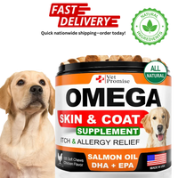 Omega 3 for Dogs – Fish Oil Supplement for Healthy Skin, Coat & Allergy Relief