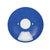 Pet feeder blue and white plastic component on a white background