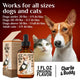 Pet Hemp Oil promotional image for anxiety and mobility relief.