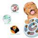 Infographic highlighting health benefits of dog puzzle toys including obesity prevention and intelligence development.
