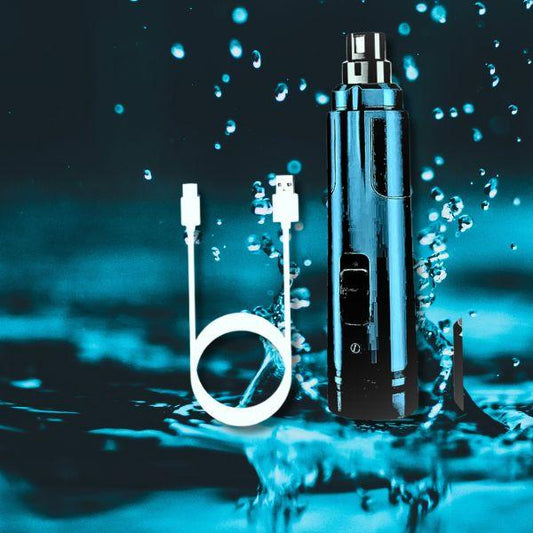 pet nail grinder with accessories on a water surface