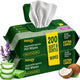 Two stacked packages of Petazy lavender scented extra-large hypoallergenic pet wipes, offering 200 soft and gentle full body grooming wipes.