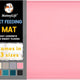 Pink puppy and kitten feeding mat made of flexible, easy-to-clean silicone.