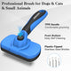 Product feature graphic highlighting the TPR handle, push-button cleaning, and plastic-tipped stainless steel bristles.