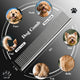 	High-resolution product shot of a  ergonomic pet grooming comb on a clean grey background.