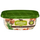 Front view of Rachael Ray Nutrish Chicken Paw Pie wet dog food 8 ounce tub with sweet potatoes and green beans.