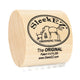 Close-up of the 2.5 inch Small SleekEZ original grooming tool with wooden handle and metal blade.