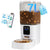 Frienhund smart pet feeder with 7L capacity, smartphone app interface showing feeding schedule, and slow feeding mode tag.