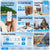 Infographic of a 7L smart pet feeder highlighting 5Ghz WiFi support, dual power supply, night vision, and slow feeding mode.