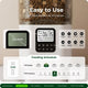  Comprehensive infographic of a smart pet feeder highlighting 7L storage, dual-band WiFi, night vision, and feeding schedules.