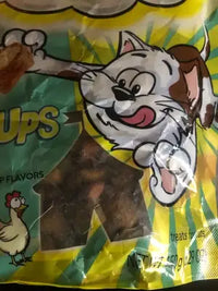 Close-up customer review photo of the Temptations ShakeUps Crustacean Celebration 5.29 oz treat bag.