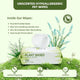 Unscented hypoallergenic plant based pet wipes package showing ingredients list and non flushable icon