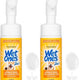 Value 2-pack bundle of Wet Ones for Pets antibacterial paw cleansing foam bottles for dogs.