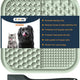Zonopy premium non-slip silicone pet slow feeder and anxiety relief mat in pale sage green.
